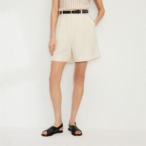 NWOT: Everlane The Linen Way-High® Drape Short White Base - Size 4